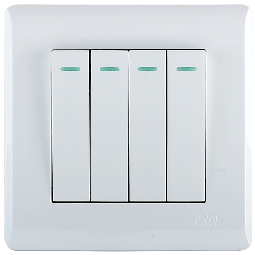 Tomate Vivienda Pastor 4 Gang 1 Way Switch – SQ Group || Total Green Power Solution